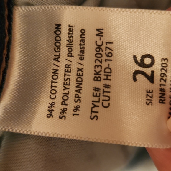 Hidden Distressed Blue Women's Flare Jeans Size 26 - Picture 9 of 10